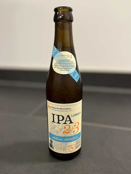 Bottle of IPA Liberis 2+3.